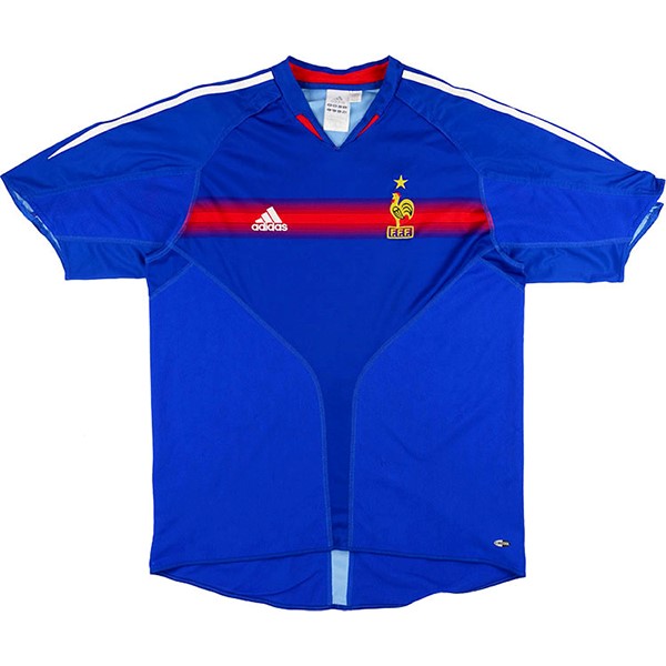 Camiseta Francia 1ª Retro 2004 Azul
